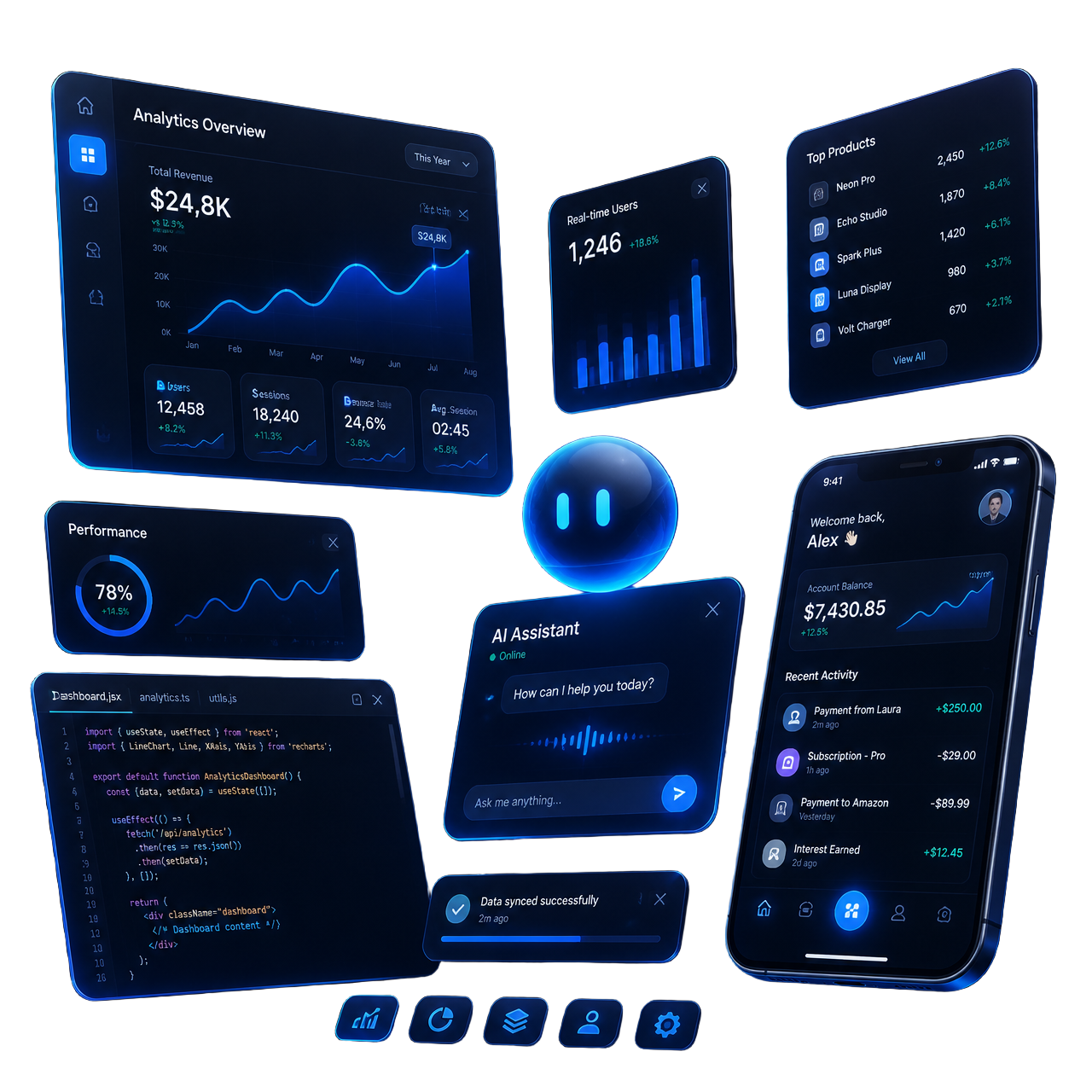 NEX11 product mockups